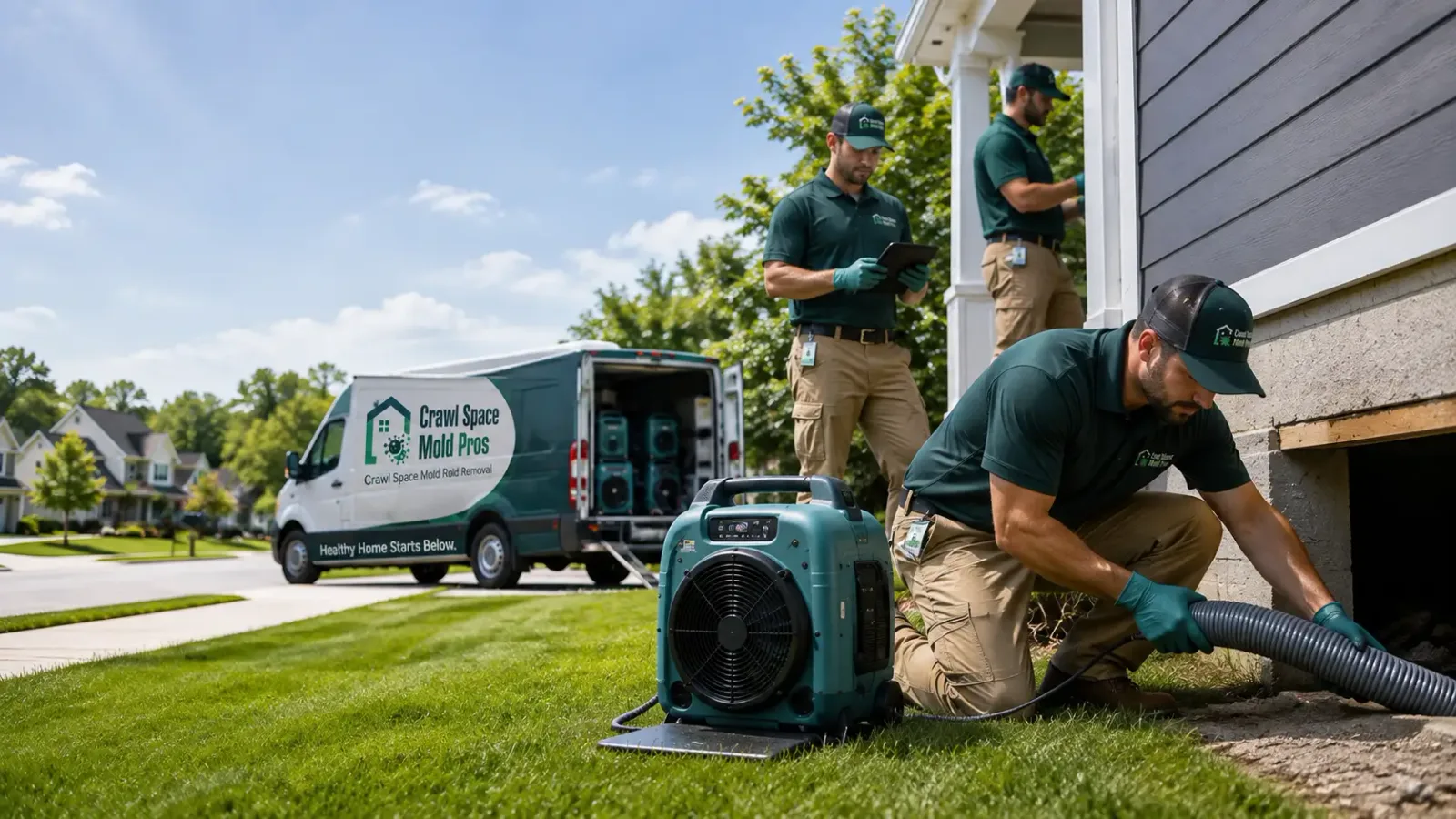 Crawl Space Mold Removal in Plattsburgh, NY